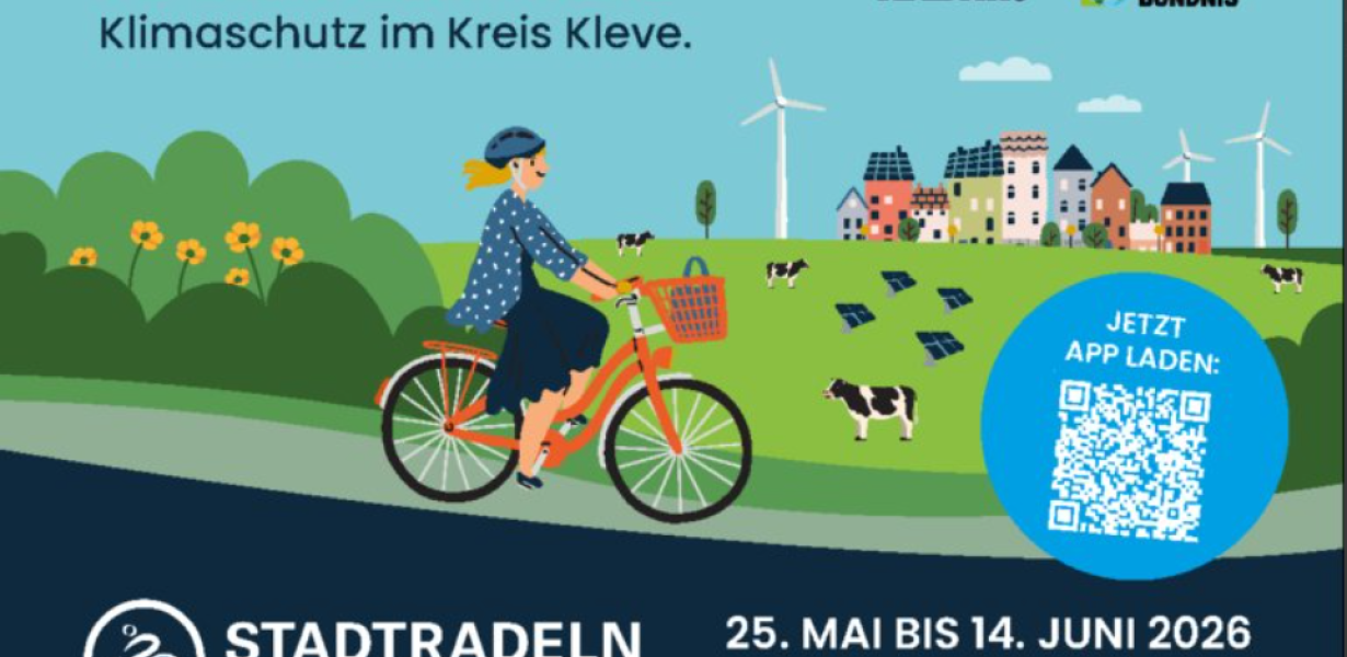 Plakat für die Aktion Stadtradeln 2026